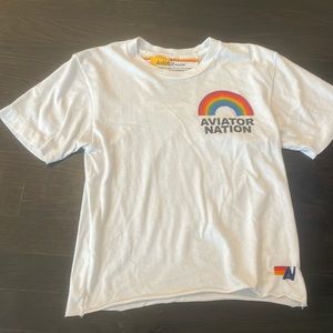 AVIATOR NATION RAINBOW SHIRT